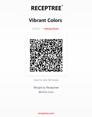QR code card example one